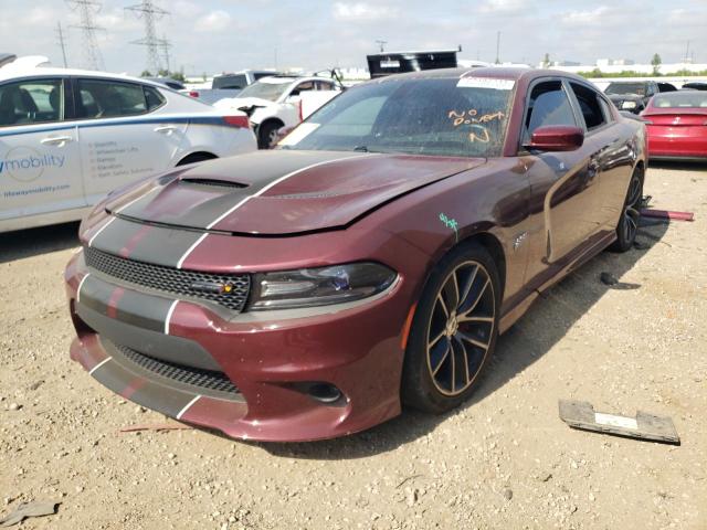 2C3CDXGJ3HH608633 - 2017 DODGE CHARGER R/T 392 MAROON photo 1