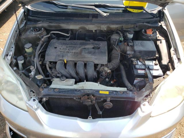 2T1KR32E33C066450 - 2003 TOYOTA COROLLA MA XR SILVER photo 11