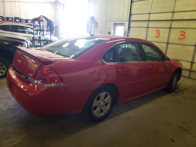 2G1WT57K391236478 - 2009 CHEVROLET IMPALA 1LT RED photo 3