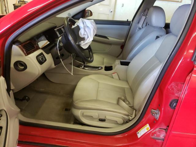 2G1WT57K391236478 - 2009 CHEVROLET IMPALA 1LT RED photo 7