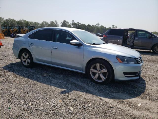 1VWBP7A32CC040974 - 2012 VOLKSWAGEN PASSAT SE BLUE photo 4