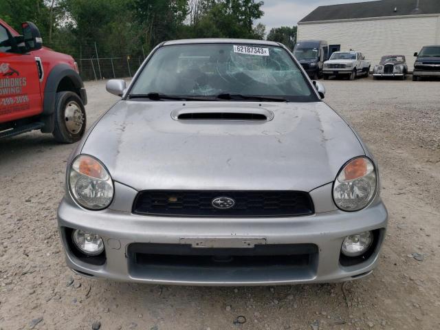 JF1GD29692G510725 - 2002 SUBARU IMPREZA WRX SILVER photo 5