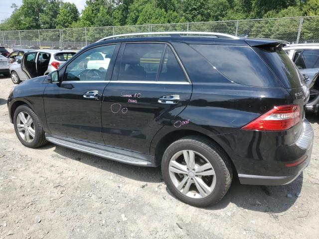 4JGDA5HB6FA616074 - 2015 MERCEDES-BENZ ML 350 4MATIC BLACK photo 2