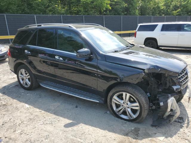 4JGDA5HB6FA616074 - 2015 MERCEDES-BENZ ML 350 4MATIC BLACK photo 4