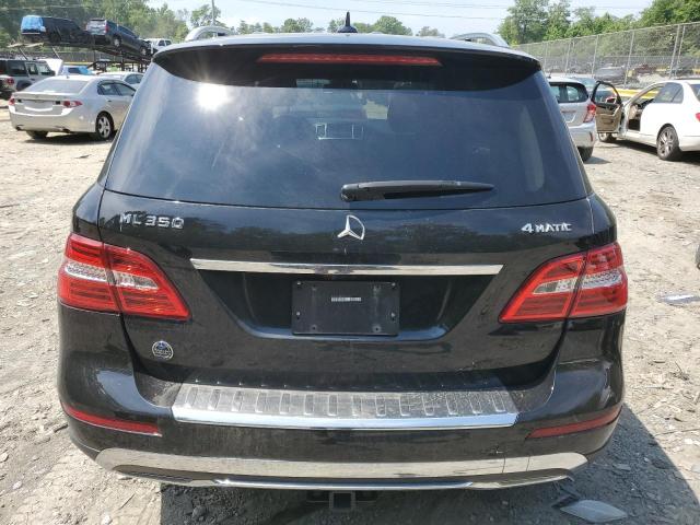 4JGDA5HB6FA616074 - 2015 MERCEDES-BENZ ML 350 4MATIC BLACK photo 6