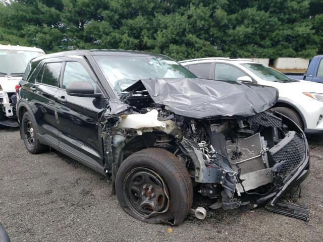 1FM5K8AB9MGB04963 - 2021 FORD EXPLORER POLICE INTERCEPTOR BLACK photo 4