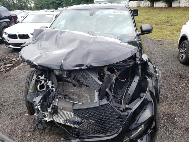 1FM5K8AB9MGB04963 - 2021 FORD EXPLORER POLICE INTERCEPTOR BLACK photo 5