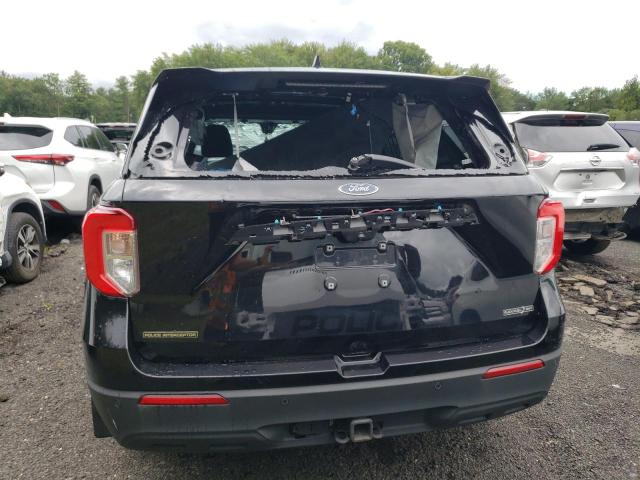 1FM5K8AB9MGB04963 - 2021 FORD EXPLORER POLICE INTERCEPTOR BLACK photo 6
