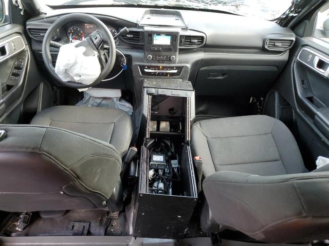1FM5K8AB9MGB04963 - 2021 FORD EXPLORER POLICE INTERCEPTOR BLACK photo 8