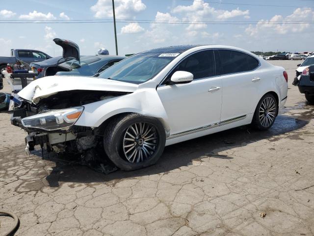 KNALN4D79E5125583 - 2014 KIA CADENZA PREMIUM WHITE photo 1