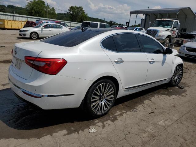 KNALN4D79E5125583 - 2014 KIA CADENZA PREMIUM WHITE photo 3