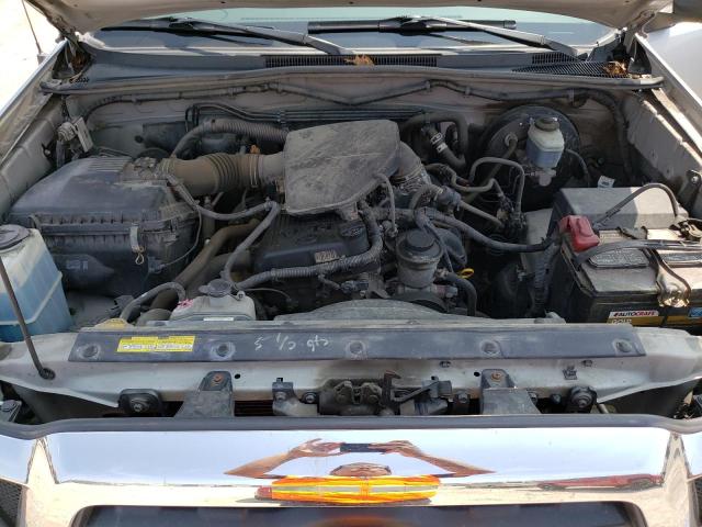 5TETX22N27Z353217 - 2007 TOYOTA TACOMA ACCESS CAB ვერცხლისფერი ფოტო 11