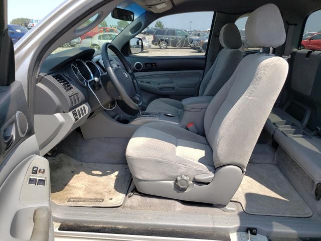 5TETX22N27Z353217 - 2007 TOYOTA TACOMA ACCESS CAB ვერცხლისფერი ფოტო 7