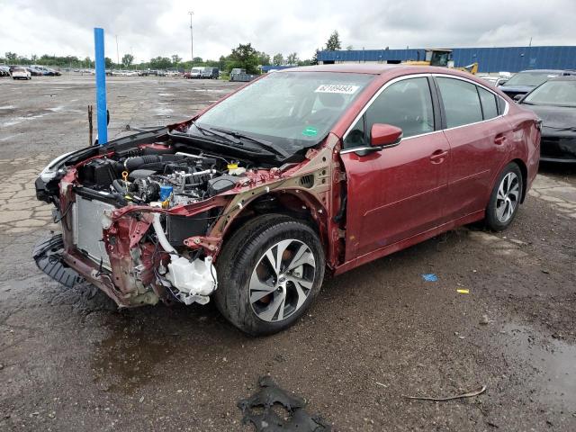 4S3BWAD60N3013719 - 2022 SUBARU LEGACY PREMIUM RED photo 1