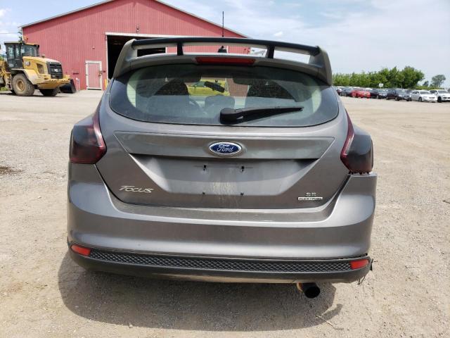 1FADP3K25EL187633 - 2014 FORD FOCUS SE GRAY photo 6