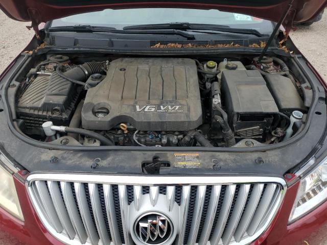 1G4GE5GV3AF259557 - 2010 BUICK LACROSSE CXS RED photo 11