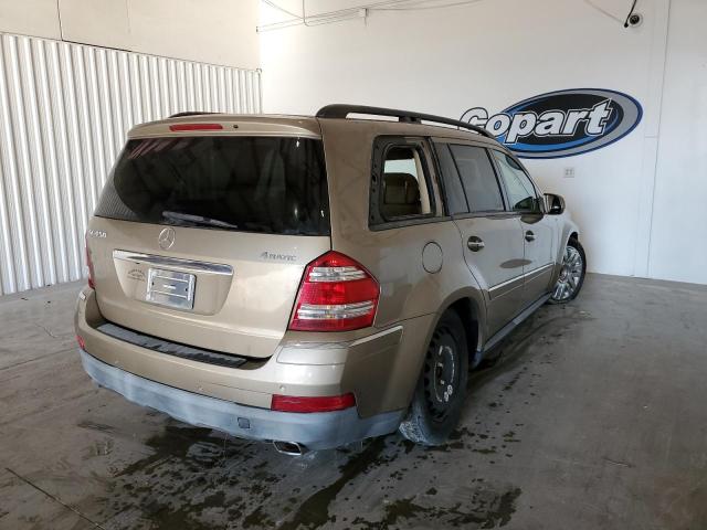 4JGBF71E39A447970 - 2009 MERCEDES-BENZ GL 450 4MATIC GOLD photo 4