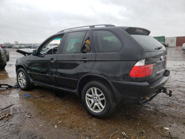 5UXFA13524LU40423 - 2004 BMW X5 3.0I BLACK photo 2