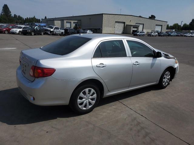 1NXBU40EX9Z095345 - 2009 TOYOTA COROLLA BASE Plata foto 3