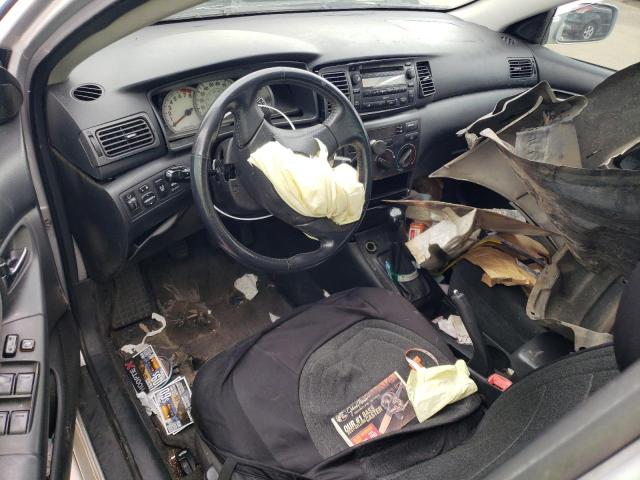 1NXBR30E57Z815952 - 2007 TOYOTA COROLLA CE SILVER photo 8