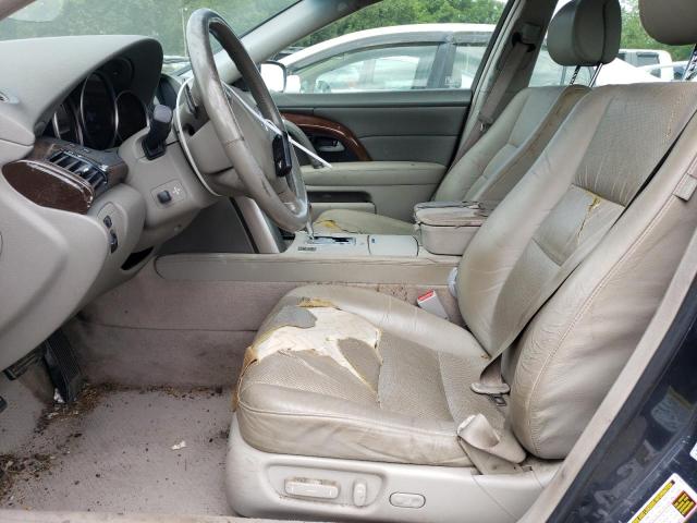 JH4KB16536C012032 - 2005 ACURA RL GRAY photo 7