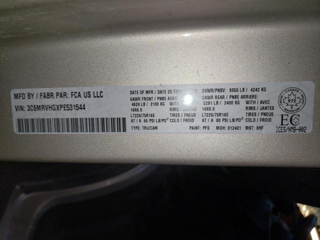 3C6MRVHGXPE531544 - 2023 RAM PROMASTER 3500 HIGH თეთრი ფოტო 14