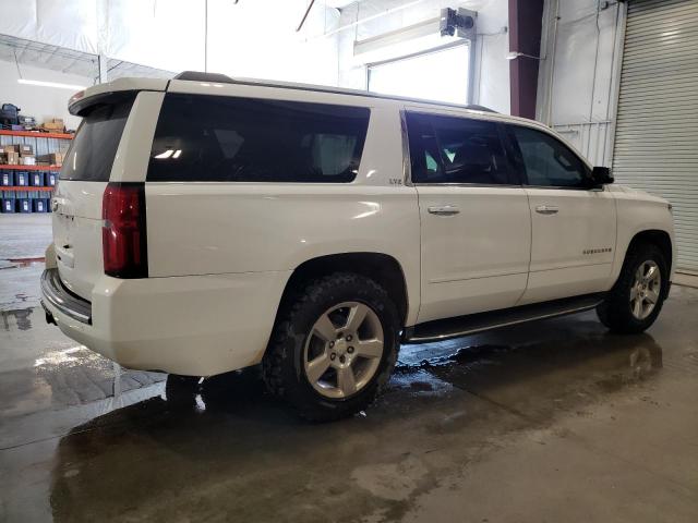 1GNSKKKC2FR501358 - 2015 CHEVROLET SUBURBAN K1500 LTZ WHITE photo 3