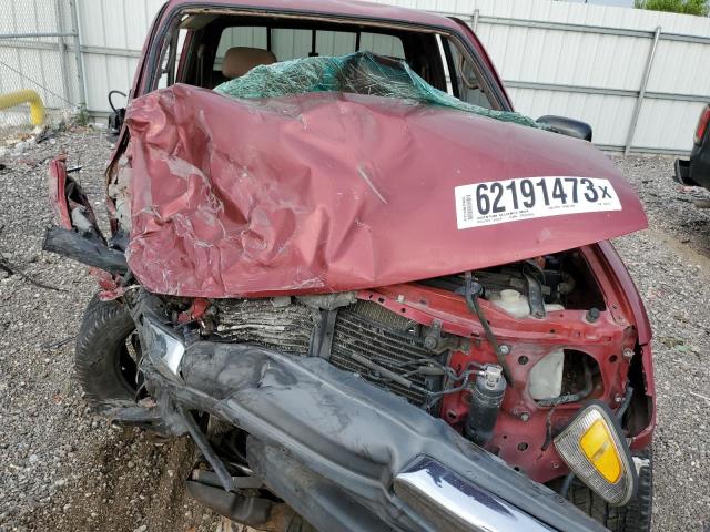 4TASN92N5XZ509705 - 1999 TOYOTA TACOMA XTRACAB PRERUNNER მუქწითელი ფოტო 11