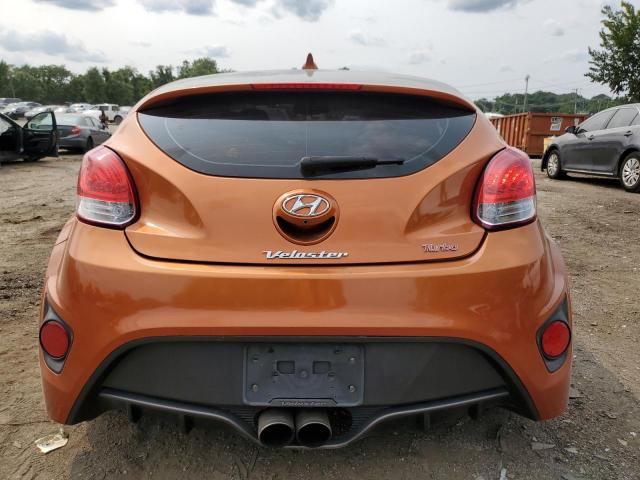 KMHTC6AE1GU288045 - 2016 HYUNDAI VELOSTER TURBO ORANGE photo 6