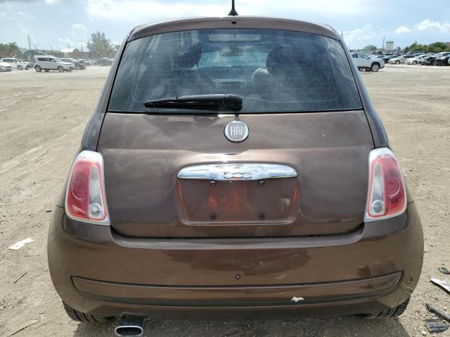 3C3CFFAR3CT303765 - 2012 FIAT 500 POP BROWN photo 6