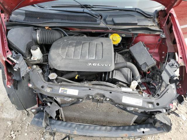 2C4RC1CG5FR674592 - 2015 CHRYSLER TOWN & COU TOURING L RED photo 12