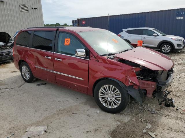 2C4RC1CG5FR674592 - 2015 CHRYSLER TOWN & COU TOURING L RED photo 4