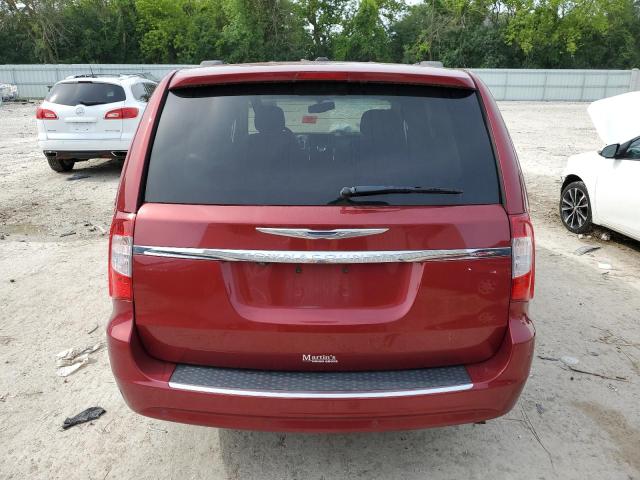 2C4RC1CG5FR674592 - 2015 CHRYSLER TOWN & COU TOURING L RED photo 6