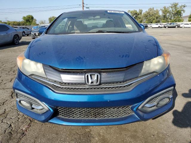2HGFG3B07EH516820 - 2014 HONDA CIVIC EXL BLUE photo 5