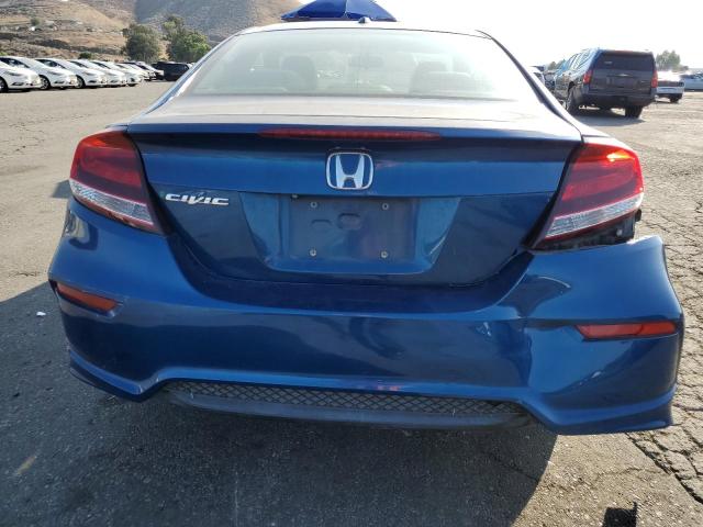2HGFG3B07EH516820 - 2014 HONDA CIVIC EXL BLUE photo 6