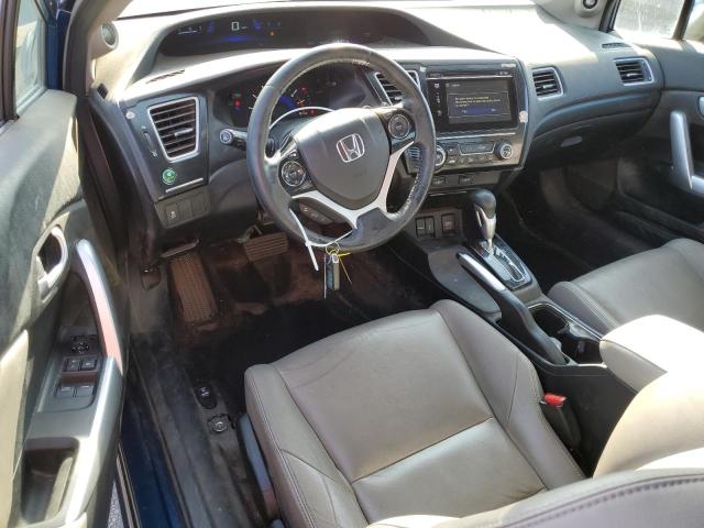 2HGFG3B07EH516820 - 2014 HONDA CIVIC EXL BLUE photo 8