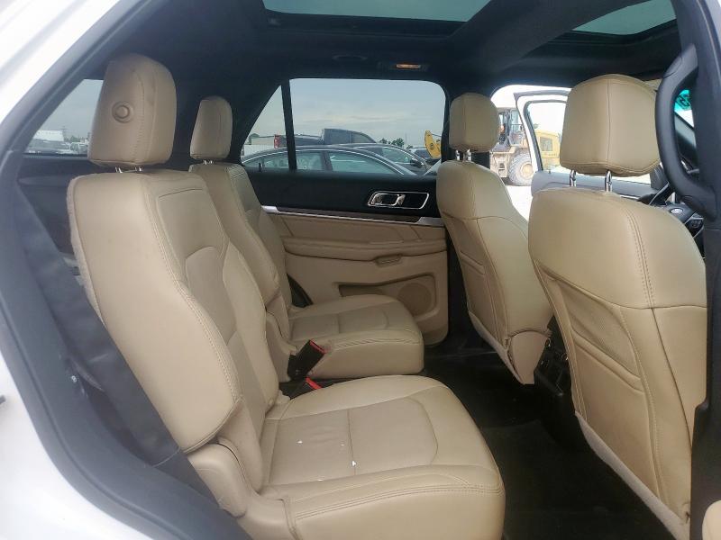 1FM5K7F8XHGA75423 - 2017 FORD EXPLORER LIMITED Biały zdjęcie 10
