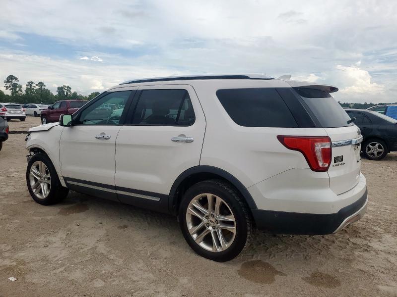 1FM5K7F8XHGA75423 - 2017 FORD EXPLORER LIMITED Biały zdjęcie 2