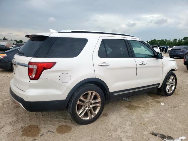 1FM5K7F8XHGA75423 - 2017 FORD EXPLORER LIMITED Biały zdjęcie 3