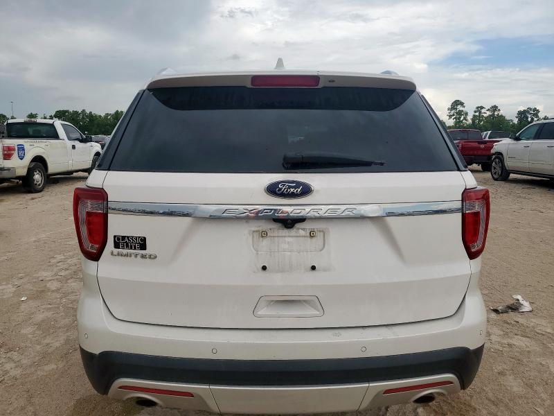 1FM5K7F8XHGA75423 - 2017 FORD EXPLORER LIMITED Biały zdjęcie 6