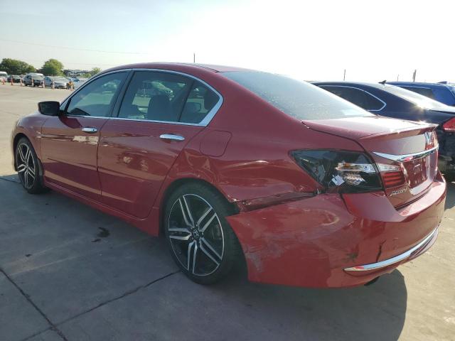 1HGCR2F19HA158438 - 2017 HONDA ACCORD SPORT SPECIAL EDITION RED photo 2