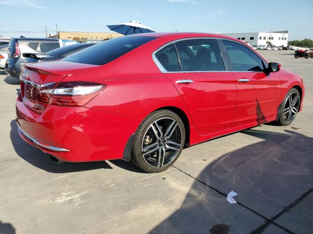 1HGCR2F19HA158438 - 2017 HONDA ACCORD SPORT SPECIAL EDITION RED photo 3