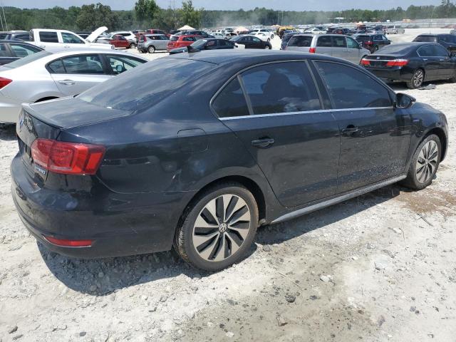 3VW637AJ1DM231247 - 2013 VOLKSWAGEN JETTA HYBRID BLACK photo 3