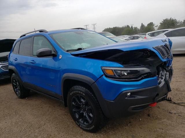 1C4PJMBX7MD207271 - 2021 JEEP CHEROKEE TRAILHAWK 蓝色 照片 4