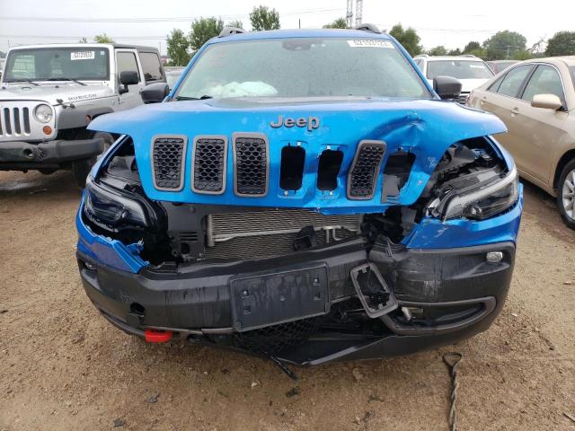 1C4PJMBX7MD207271 - 2021 JEEP CHEROKEE TRAILHAWK 蓝色 照片 5
