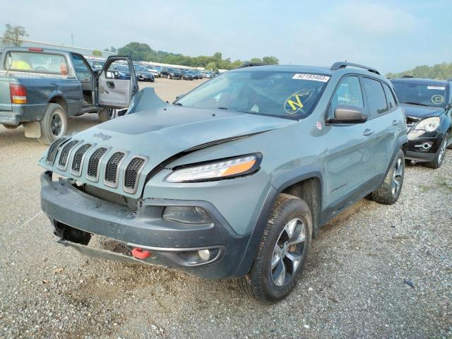 1C4PJMBS9EW145897 - 2014 JEEP CHEROKEE TRAILHAWK Boz foto 1