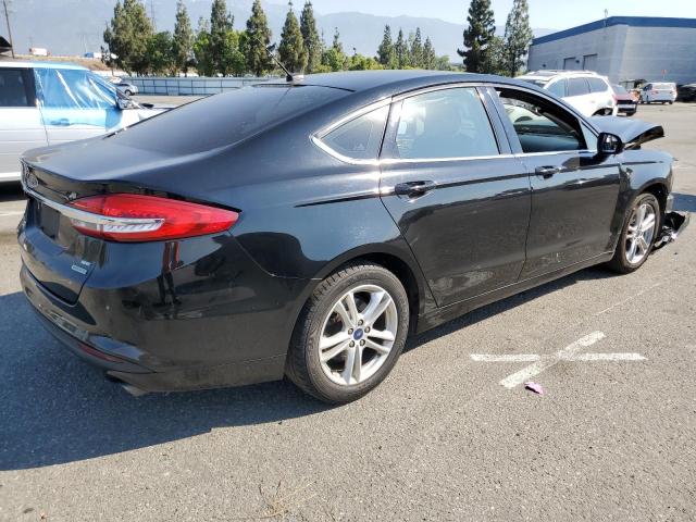 3FA6P0HD5JR277327 - 2018 FORD FUSION SE BLACK photo 3