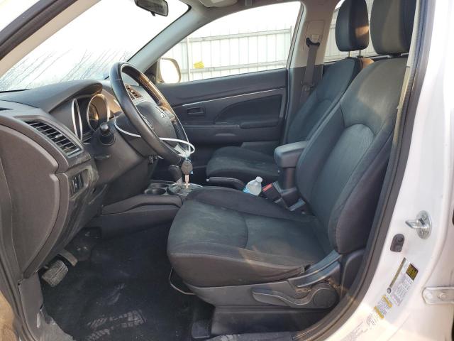 4A4AP3AU8FE005065 - 2015 MITSUBISHI OUTLANDER SPORT ES WHITE photo 7