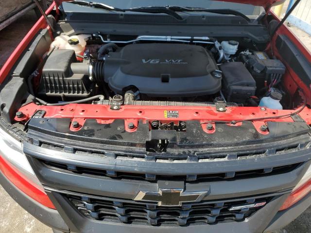 1GCGTEEN3L1207164 - 2020 CHEVROLET COLORADO ZR2 RED photo 11