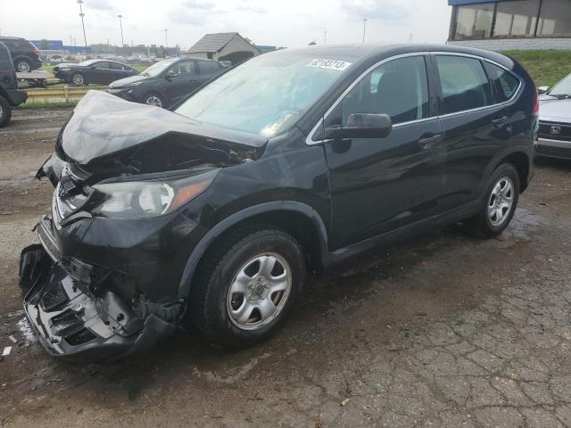 2HKRM4H34EH664555 - 2014 HONDA CR-V LX BLACK photo 1